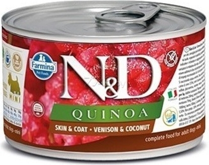 Picture of N&D Quinoa Dog Skin & Coat Venison & Coconut Recipe